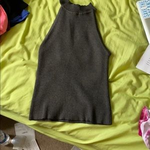 Forever 21 high neck crop top